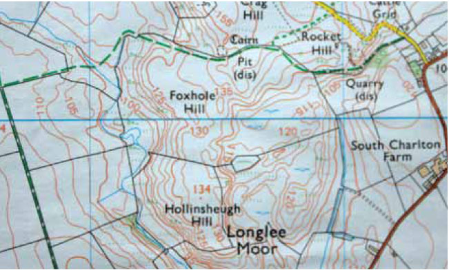 Photo B4.10 Contour line showing detailed terrain information