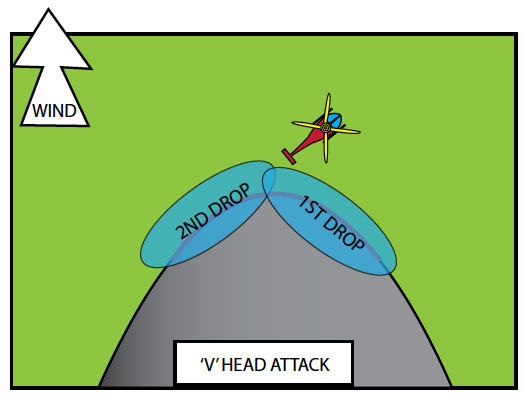 Fig. B9.5 ‘V’ attack against the head