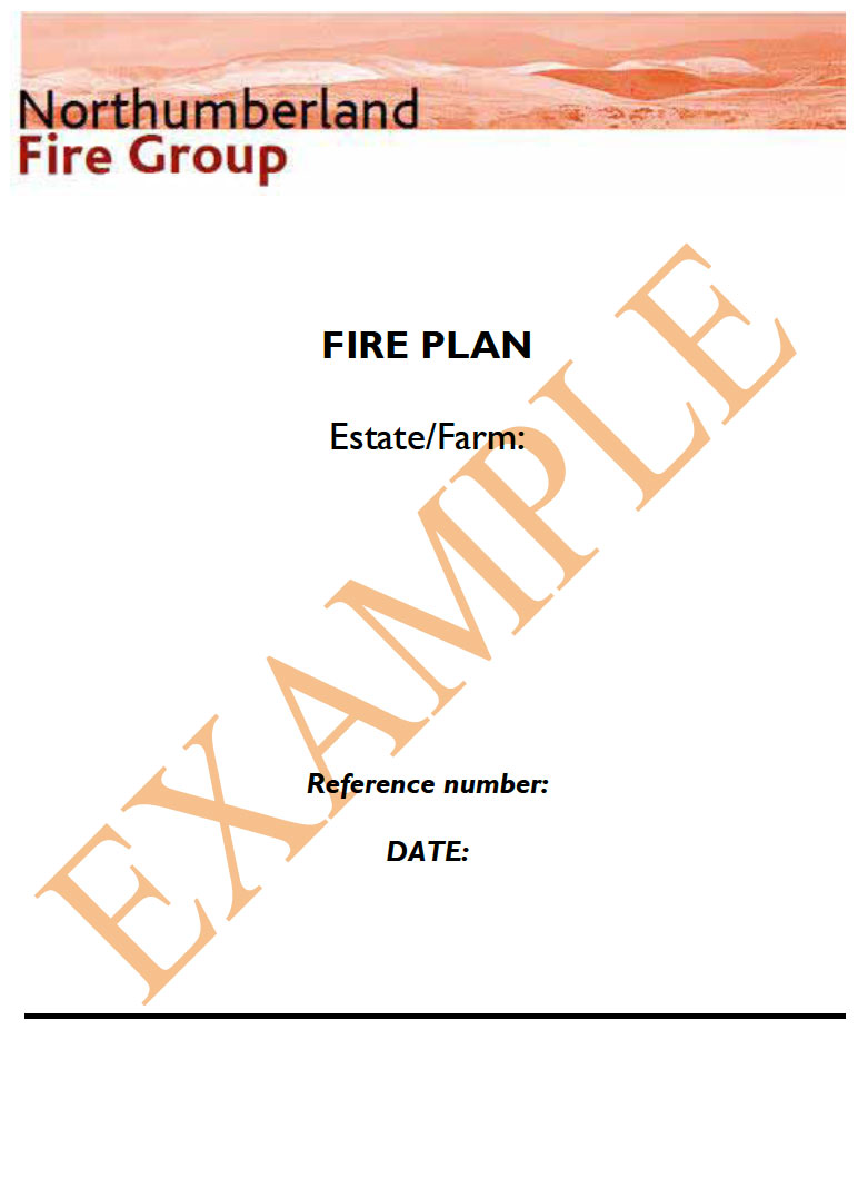 Appendix 1 An Example of a Fire Plan