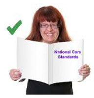 Women reading the National Care Standards