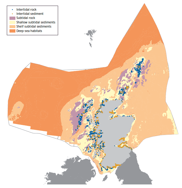 Modelled distribution of broad habitats