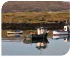 Fishing boats in the Uists