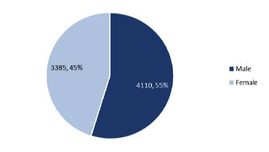 Figure 31: Clients aged 18 to 64 who receive Housing Support, 2013