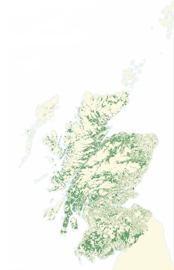 Scotland's forest and woodland cover