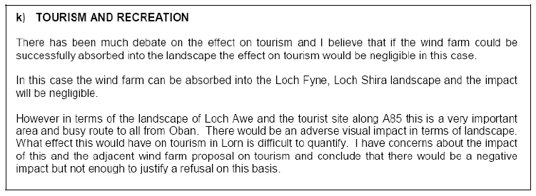 k) Tourism and Recreation